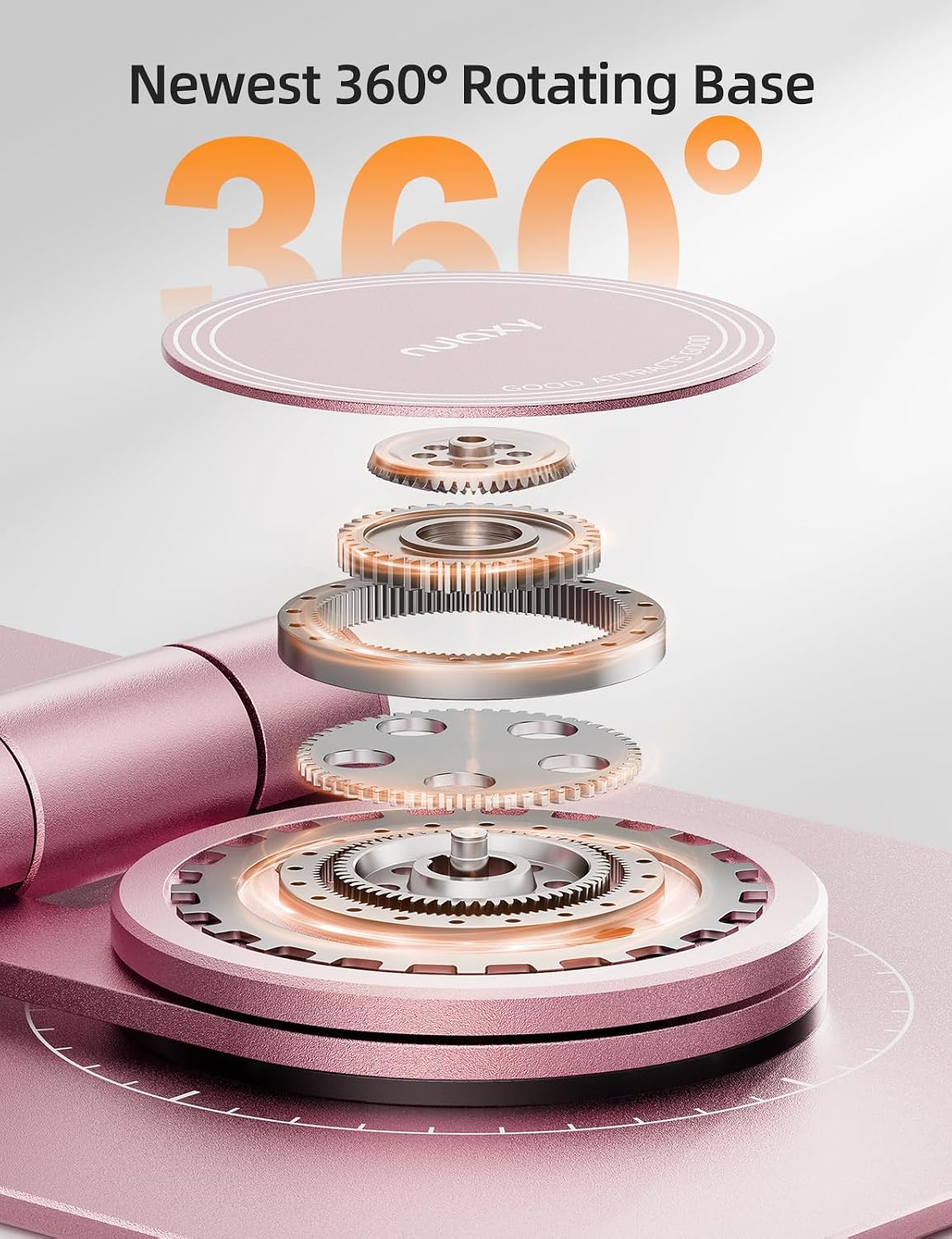 360° Rotating Multi-Angle Adjustable Phone Stand, Charging-Friendly