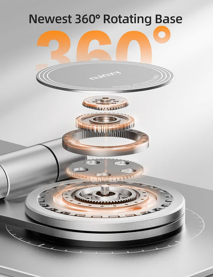 360° Rotating Multi-Angle Adjustable Phone Stand, Charging-Friendly
