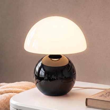 Mushroom Lamp Table Lamp for Bedroom-Small Desk Table Lamps,Orange