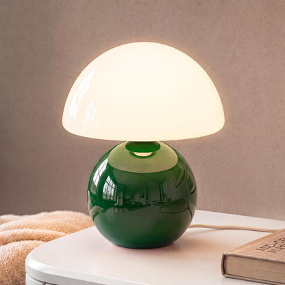 Mushroom Lamp Table Lamp for Bedroom-Small Desk Table Lamps,Orange