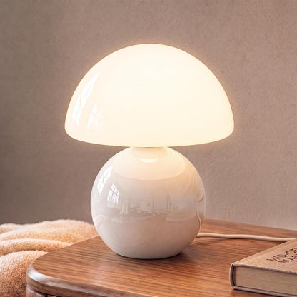 Mushroom Lamp Table Lamp for Bedroom-Small Desk Table Lamps,Orange