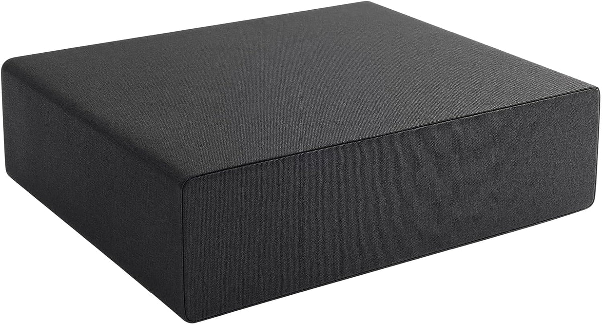 Fashion Multicolor Collocation Leather Desk Organizer File Cabinet Executive Office Supplies Desktop Filing A4 Contract Document Stackable Storage Box with 3 Drawers (Black)