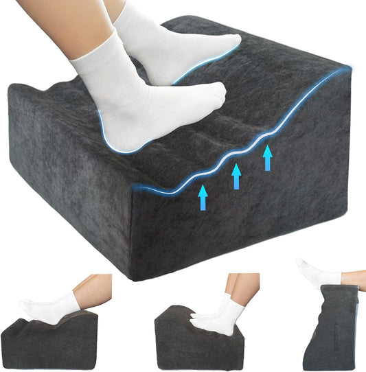Under Desk Foot Rest, Adjustable Height Foot Stool for Office