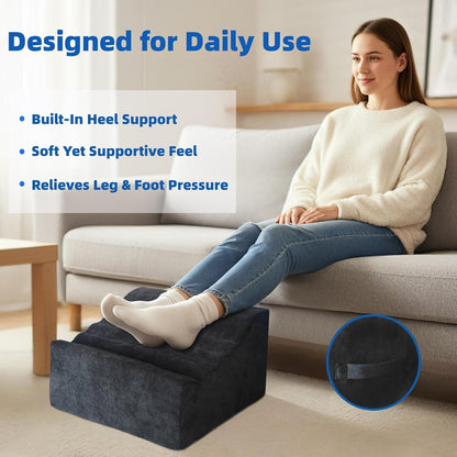 Under Desk Foot Rest, Adjustable Height Foot Stool for Office