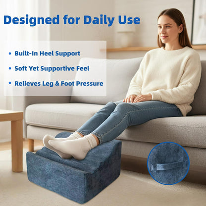 Under Desk Foot Rest, Adjustable Height Foot Stool for Office
