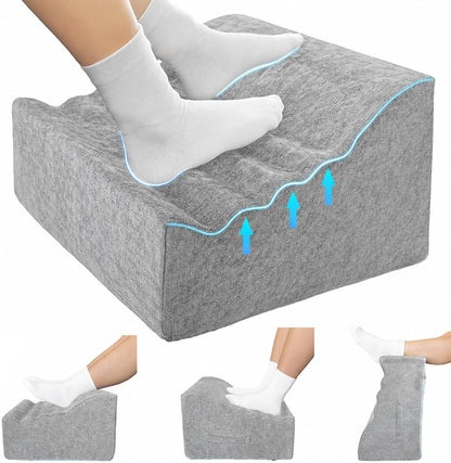 Under Desk Foot Rest, Adjustable Height Foot Stool for Office