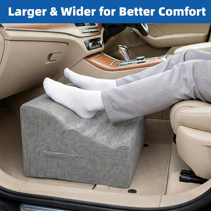 Under Desk Foot Rest, Adjustable Height Foot Stool for Office
