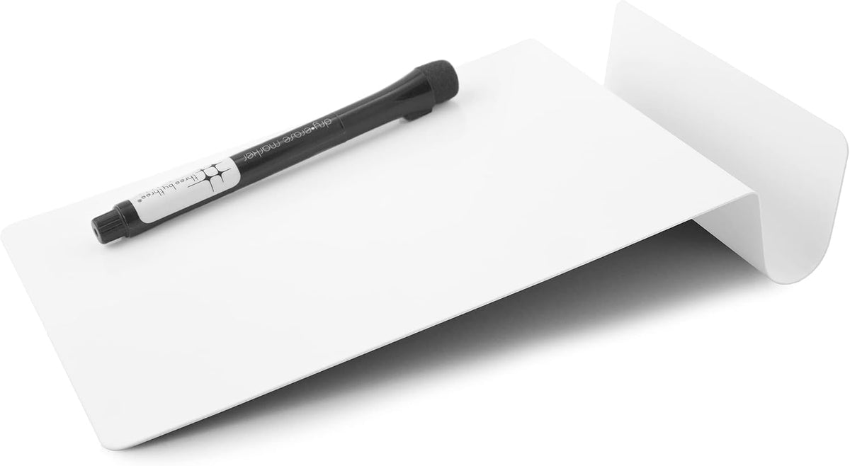 5.5 x 9 Inch to.do Dry Erase Board with Marker for Memos, Lists, and More in Office, Home, Classroom, and Event Spaces (White)