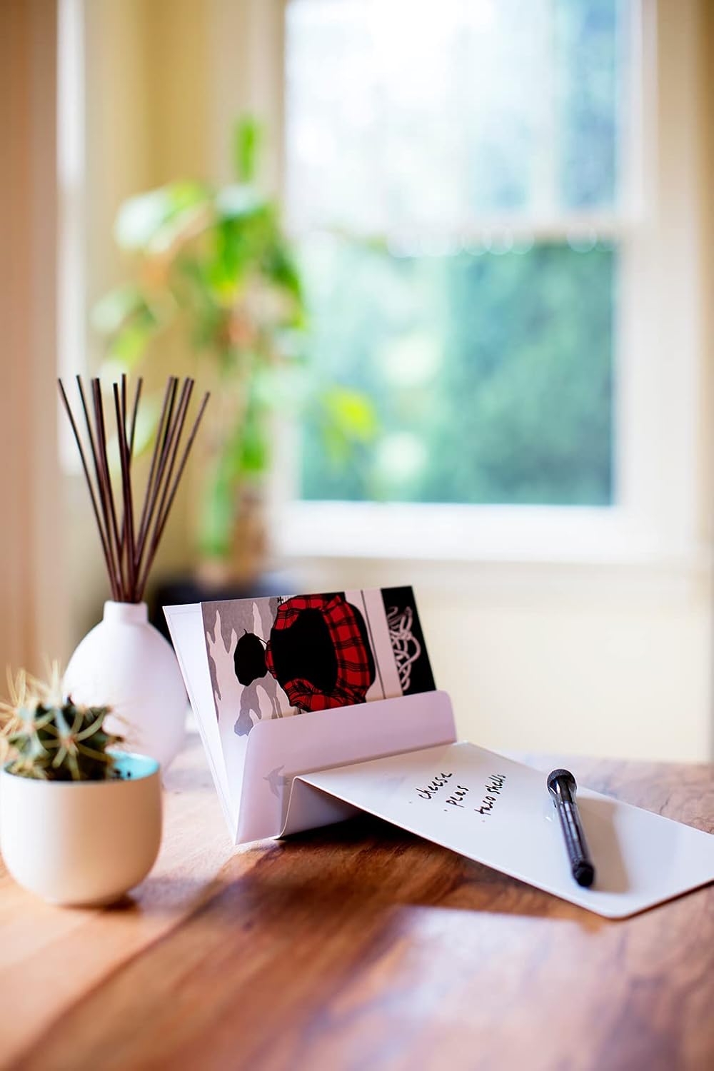 5.5 x 9 Inch to.do Dry Erase Board with Marker for Memos, Lists, and More in Office, Home, Classroom, and Event Spaces (White)