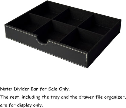 Document Organizer, 3-Drawer File Cabinet Document Storage Box, Office Desktop Filing Organizer, Dark Ivy