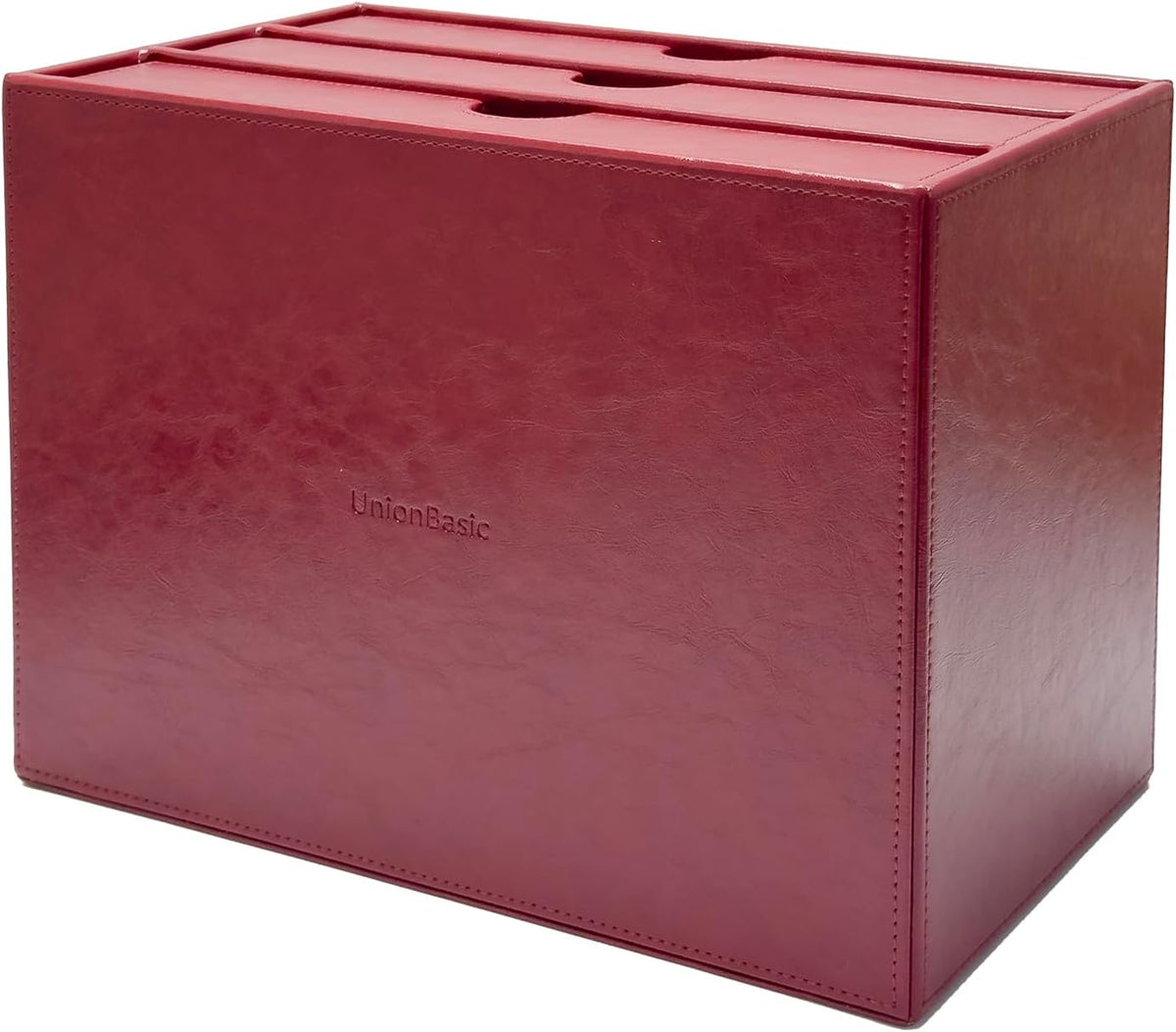Document Organizer, 3-Drawer File Cabinet Document Storage Box, Office Desktop Filing Organizer, Dark Ivy