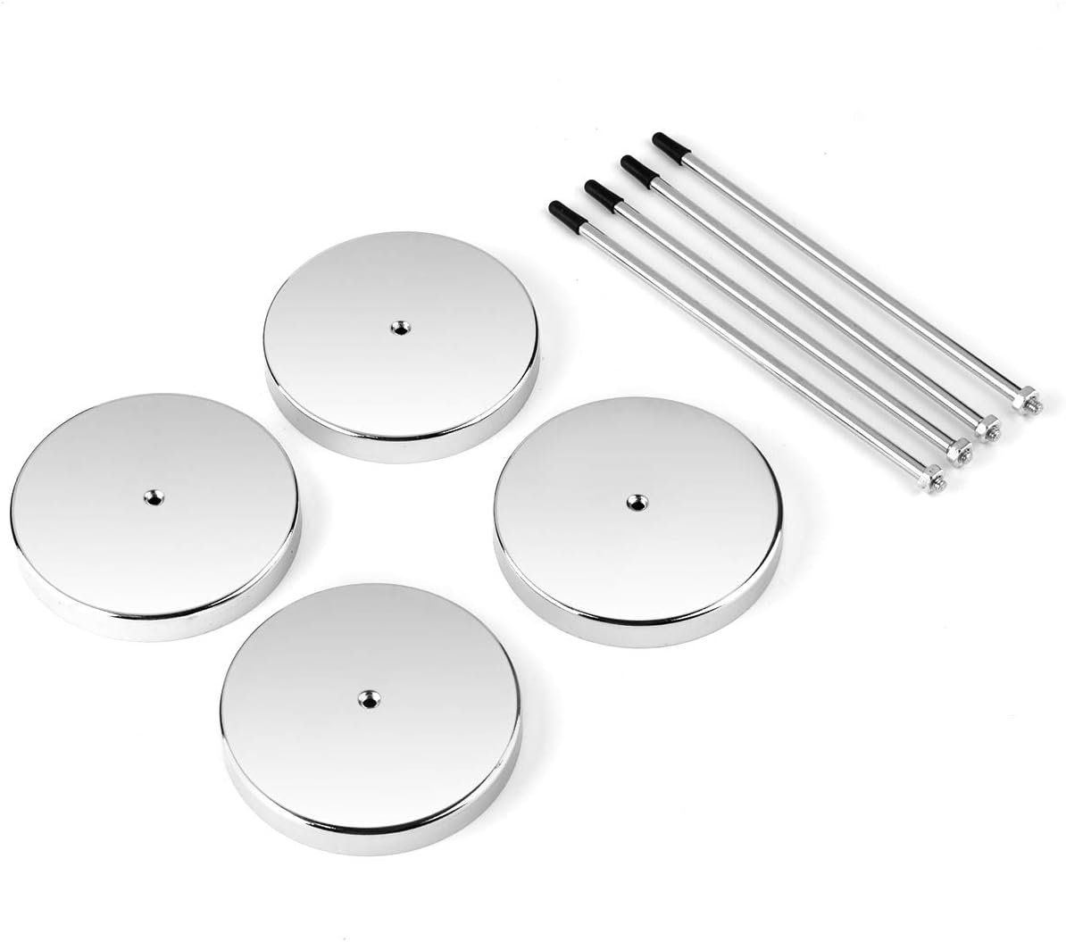 4pcs Desk Receipt Holder Bill Fork Receipt Spike Stick Silver Restaurant Check Spindle 5.5 Inch …
