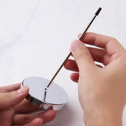 4pcs Desk Receipt Holder Bill Fork Receipt Spike Stick Silver Restaurant Check Spindle 5.5 Inch …