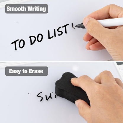 Glass Desktop Whiteboard, Calculator White