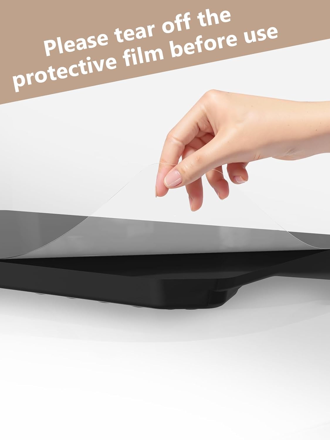 2-in-1 Ergonomic Keyboard Stand with Wrist Rest, Black