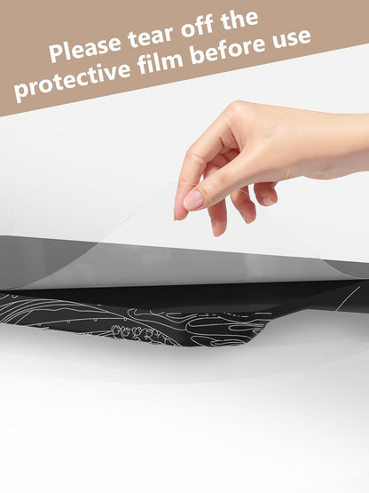2-in-1 Ergonomic Keyboard Stand with Wrist Rest, Black