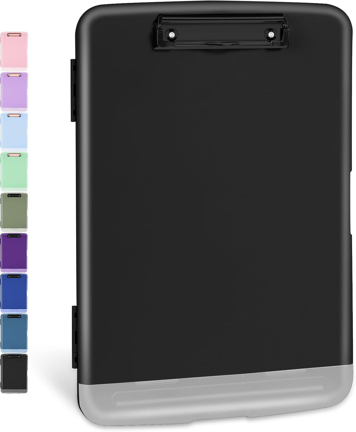 Clipboards with Storage, High Capacity Clip Boards 8.5x11 with Storage, Heavy Duty Nursing Clipboard Folder, Plastic Clipboard with Pen Holder for Women Teachers Work, School & Office Supplies