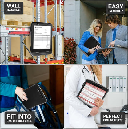 Clipboards with Storage, High Capacity Clip Boards 8.5x11 with Storage, Heavy Duty Nursing Clipboard Folder, Plastic Clipboard with Pen Holder for Women Teachers Work, School & Office Supplies