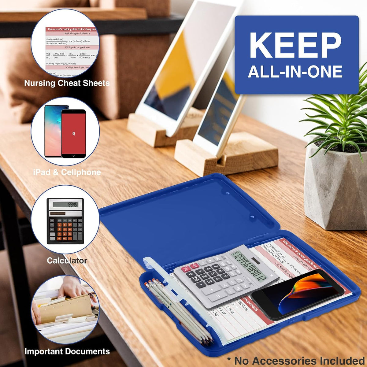 Clipboards with Storage, High Capacity Clip Boards 8.5x11 with Storage, Heavy Duty Nursing Clipboard Folder, Plastic Clipboard with Pen Holder for Women Teachers Work, School & Office Supplies
