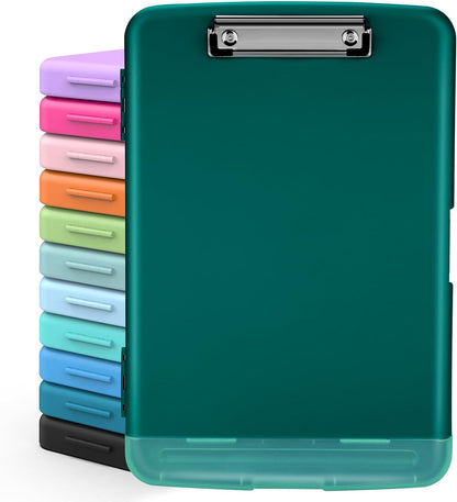 Clipboards with Storage, High Capacity Clip Boards 8.5x11 with Storage, Heavy Duty Nursing Clipboard Folder, Plastic Clipboard with Pen Holder for Women Teachers Work, School & Office Supplies