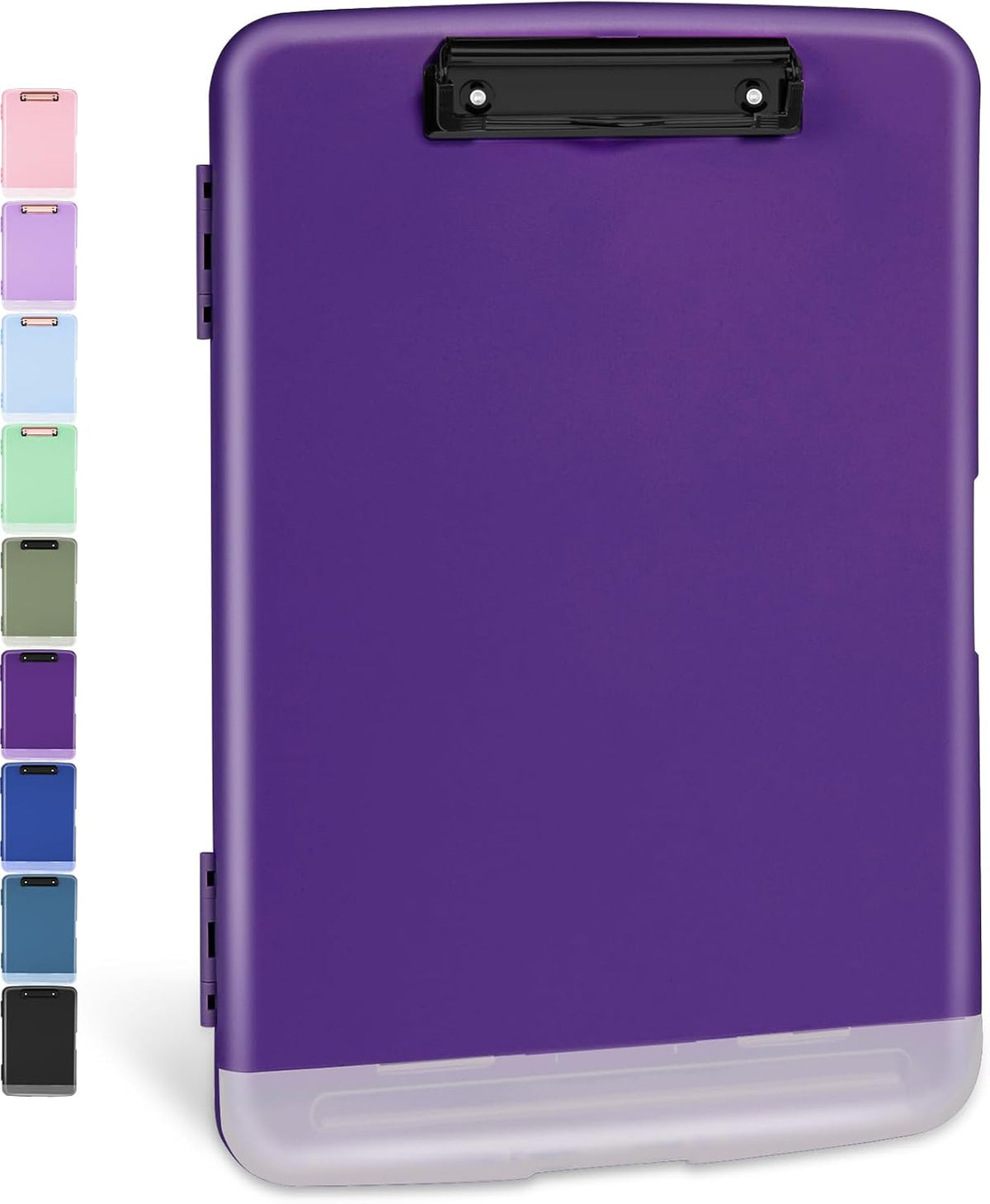 Clipboards with Storage, High Capacity Clip Boards 8.5x11 with Storage, Heavy Duty Nursing Clipboard Folder, Plastic Clipboard with Pen Holder for Women Teachers Work, School & Office Supplies