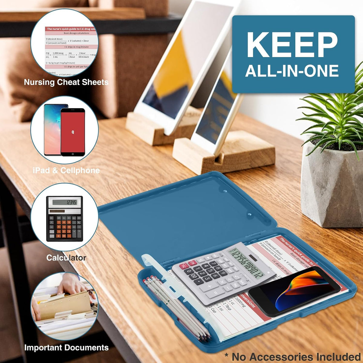 Clipboards with Storage, High Capacity Clip Boards 8.5x11 with Storage, Heavy Duty Nursing Clipboard Folder, Plastic Clipboard with Pen Holder for Women Teachers Work, School & Office Supplies