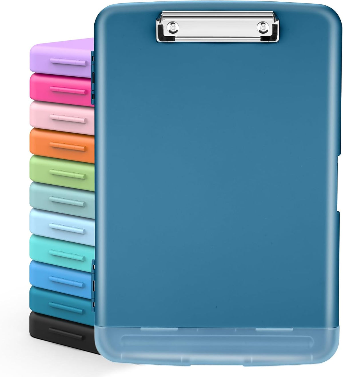 Clipboards with Storage, High Capacity Clip Boards 8.5x11 with Storage, Heavy Duty Nursing Clipboard Folder, Plastic Clipboard with Pen Holder for Women Teachers Work, School & Office Supplies