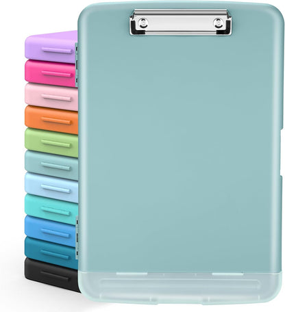 Clipboards with Storage, High Capacity Clip Boards 8.5x11 with Storage, Heavy Duty Nursing Clipboard Folder, Plastic Clipboard with Pen Holder for Women Teachers Work, School & Office Supplies
