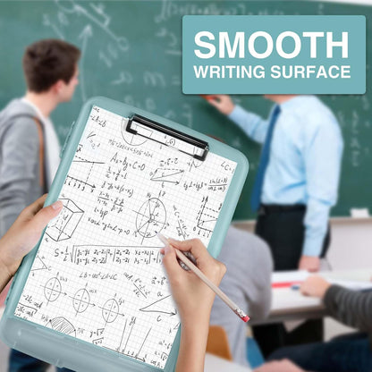 Clipboards with Storage, High Capacity Clip Boards 8.5x11 with Storage, Heavy Duty Nursing Clipboard Folder, Plastic Clipboard with Pen Holder for Women Teachers Work, School & Office Supplies