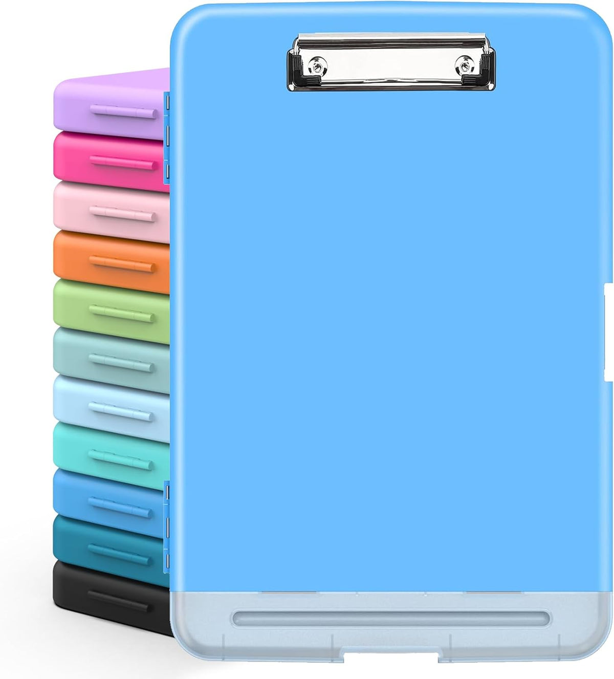 Clipboards with Storage, High Capacity Clip Boards 8.5x11 with Storage, Heavy Duty Nursing Clipboard Folder, Plastic Clipboard with Pen Holder for Women Teachers Work, School & Office Supplies
