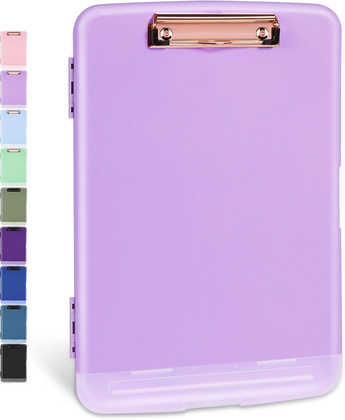 Clipboards with Storage, High Capacity Clip Boards 8.5x11 with Storage, Heavy Duty Nursing Clipboard Folder, Plastic Clipboard with Pen Holder for Women Teachers Work, School & Office Supplies