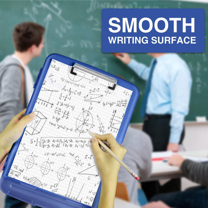 Clipboards with Storage, High Capacity Clip Boards 8.5x11 with Storage, Heavy Duty Nursing Clipboard Folder, Plastic Clipboard with Pen Holder for Women Teachers Work, School & Office Supplies