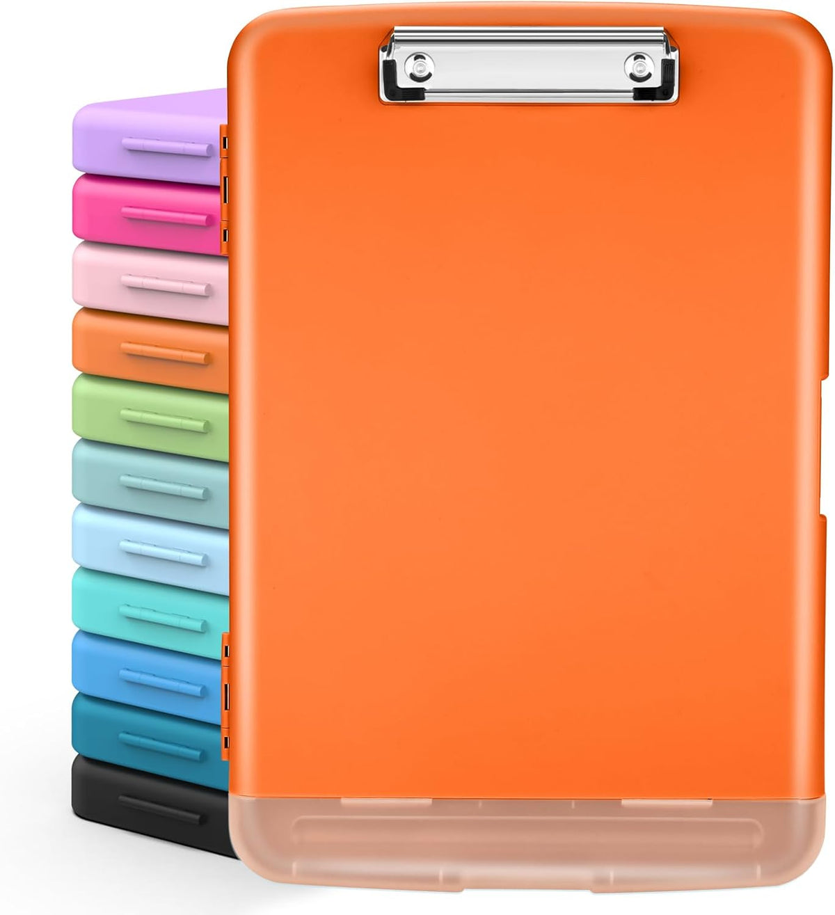 Clipboards with Storage, High Capacity Clip Boards 8.5x11 with Storage, Heavy Duty Nursing Clipboard Folder, Plastic Clipboard with Pen Holder for Women Teachers Work, School & Office Supplies