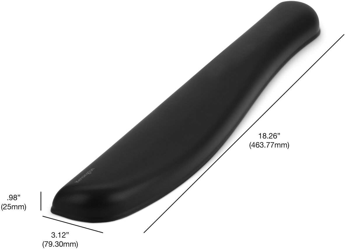 ErgoSoft Wrist Rest for Slim Mouse/Trackpad, Black (K52803WW)