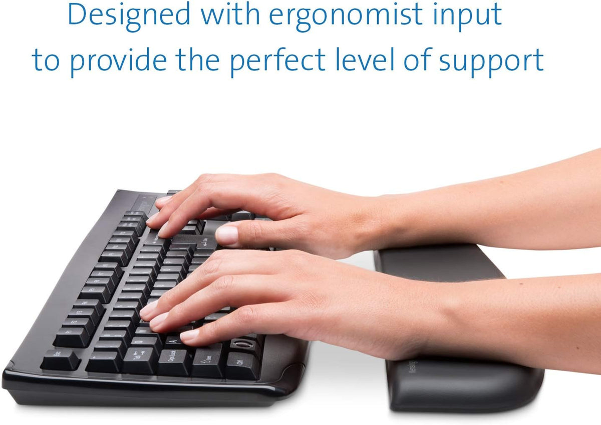 ErgoSoft Wrist Rest for Slim Mouse/Trackpad, Black (K52803WW)