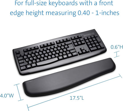 ErgoSoft Wrist Rest for Slim Mouse/Trackpad, Black (K52803WW)