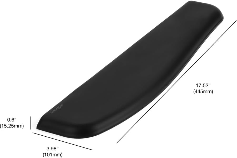 ErgoSoft Wrist Rest for Slim Mouse/Trackpad, Black (K52803WW)