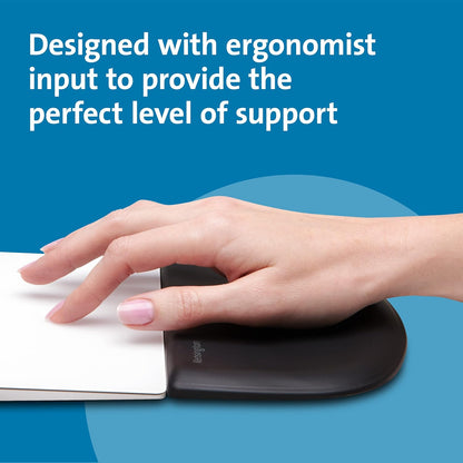 ErgoSoft Wrist Rest for Slim Mouse/Trackpad, Black (K52803WW)