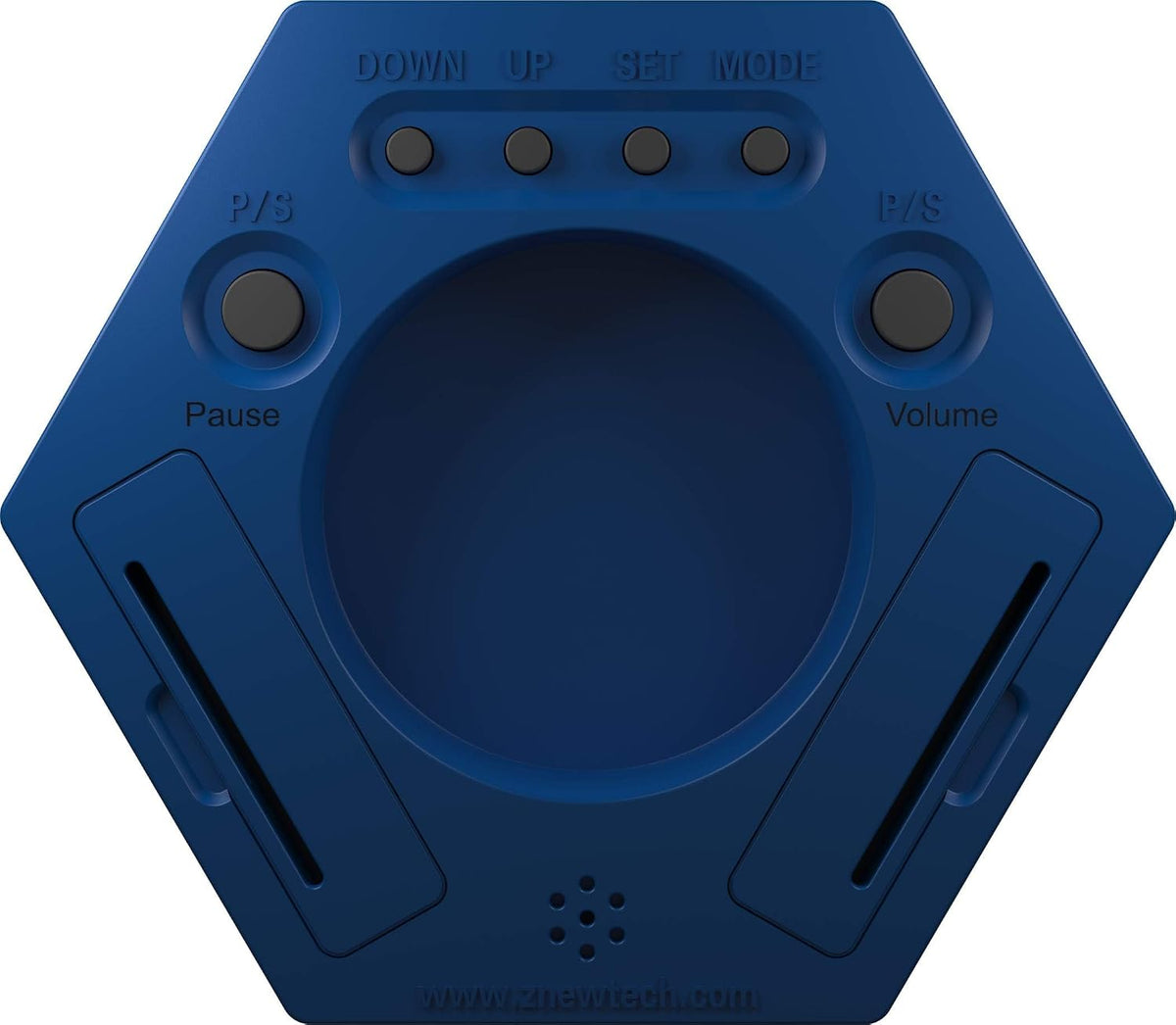 Hexagon Rotating Productivity Clock, Pomodoro Timer with 5,15, 30, 45, 60 Minute Presets, Timer for People with ADHD (Orange)
