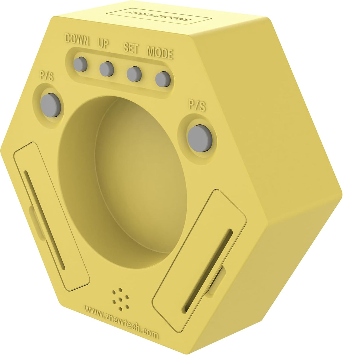 Hexagon Rotating Productivity Clock, Pomodoro Timer with 5,15, 30, 45, 60 Minute Presets, Timer for People with ADHD (Orange)
