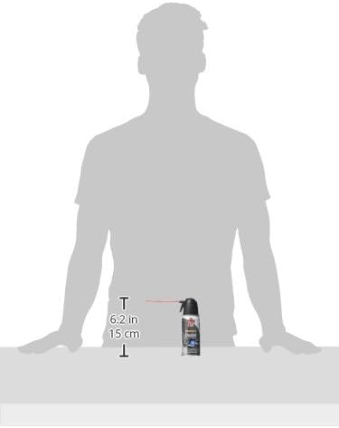 Dust, Off Compressed Gas (152a) Disposable Cleaning Duster, 1, Count, 3.5 oz Can (DPSJB),Black