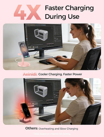 3 in 1 Magnetic Wireless Charging Station for Magsafe Charger Stand