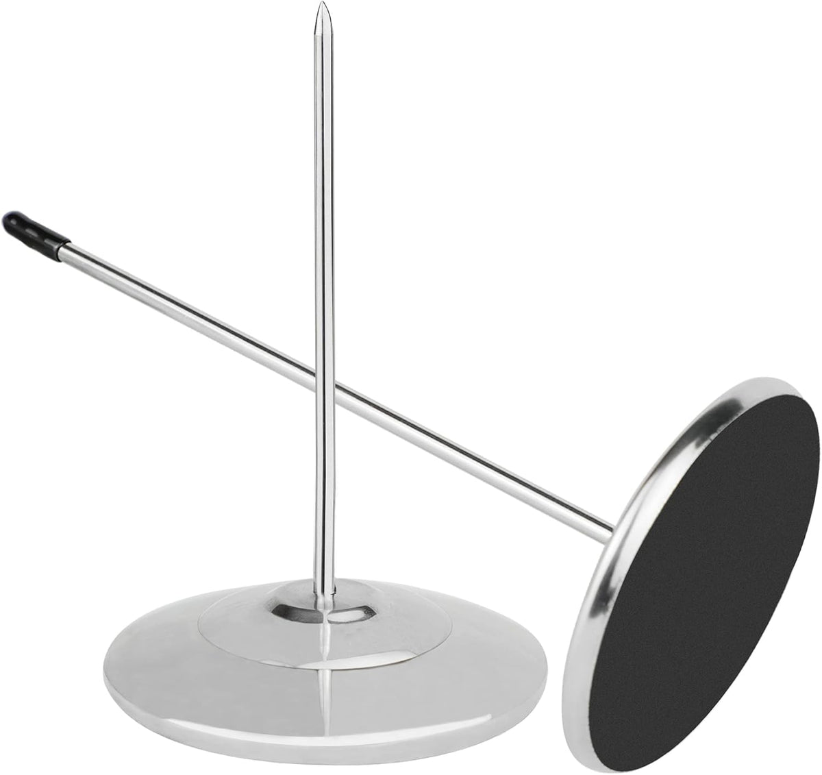 Receipt Holder, Receipt Spike for Restaurants, Stainless Steel Check Spindle Bill Fork with Solid Heavy-Duty Non-Slip Base, Receipt Memo Note Holder for Cafes, Food Trucks, Offices