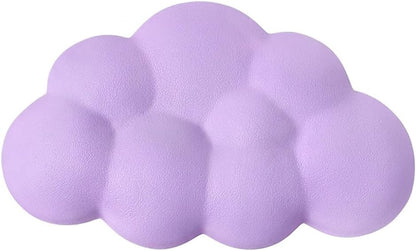 Cloud Wrist Rest Cushion for Mouse Ergonomic Soft PU Leather Memory Foam Wrist Pain Relief Mouse Wrist Support Pad with Anti-Skid Base for Office School Home Laptop & Computer Mouse (White)