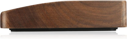 Wooden Wrist Rest, 12-inch Length and 20mm Thickness for Compact Keyboard, Walnut Wood Palm Rest, Ergonomic Design for Mechanical Gaming Keyboard, Stain Resistant (Small, Walnut Wood)
