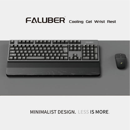 Wooden Wrist Rest, 12-inch Length and 20mm Thickness for Compact Keyboard, Walnut Wood Palm Rest, Ergonomic Design for Mechanical Gaming Keyboard, Stain Resistant (Small, Walnut Wood)