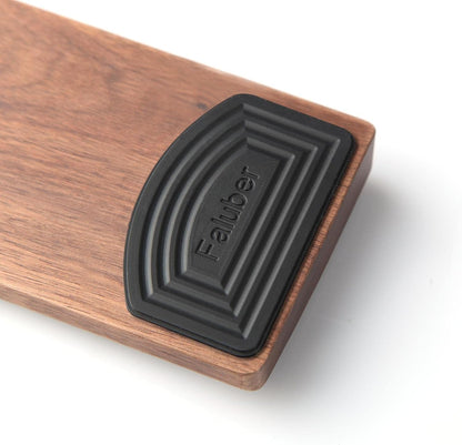 Wooden Wrist Rest, 12-inch Length and 20mm Thickness for Compact Keyboard, Walnut Wood Palm Rest, Ergonomic Design for Mechanical Gaming Keyboard, Stain Resistant (Small, Walnut Wood)