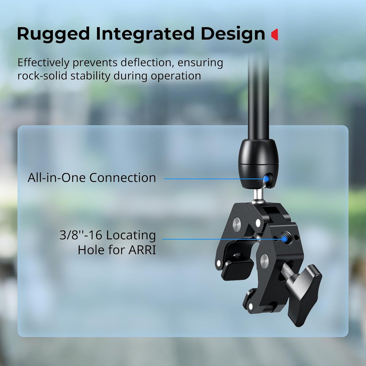 22" Magic Arm Clamp, Overhead Phone Mount Holder Stand, Camera Arm