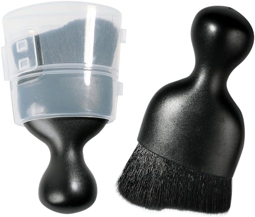 Car Interior Detailing Brush,Soft Bristle Cleaning Brush Car Detailing Brush Dusting Brush,Car Interior Cleaning Tool,Auto Detail Brush Car Dash Duster Brush (Black)