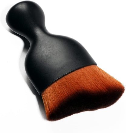 Car Interior Detailing Brush,Soft Bristle Cleaning Brush Car Detailing Brush Dusting Brush,Car Interior Cleaning Tool,Auto Detail Brush Car Dash Duster Brush (Black)